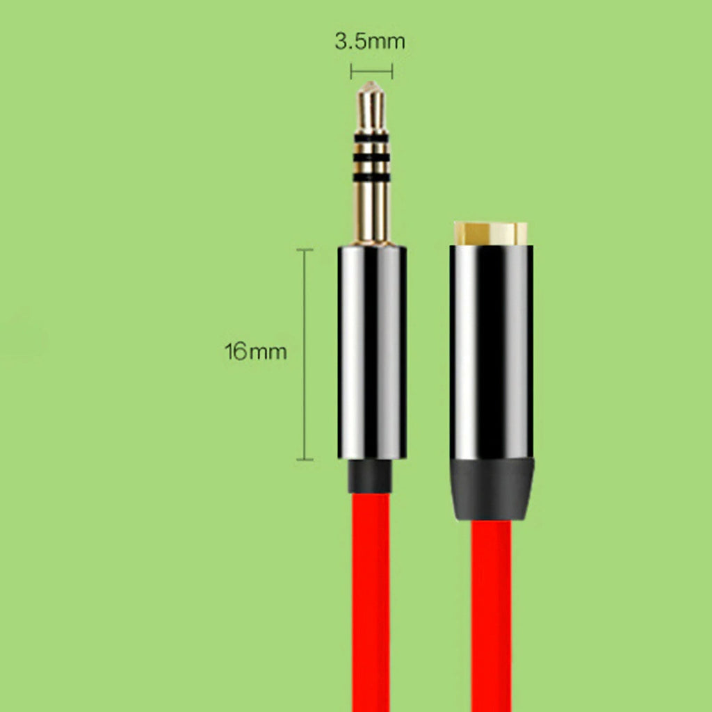 Rote 1 m 4-polige Headset-Verlängerung