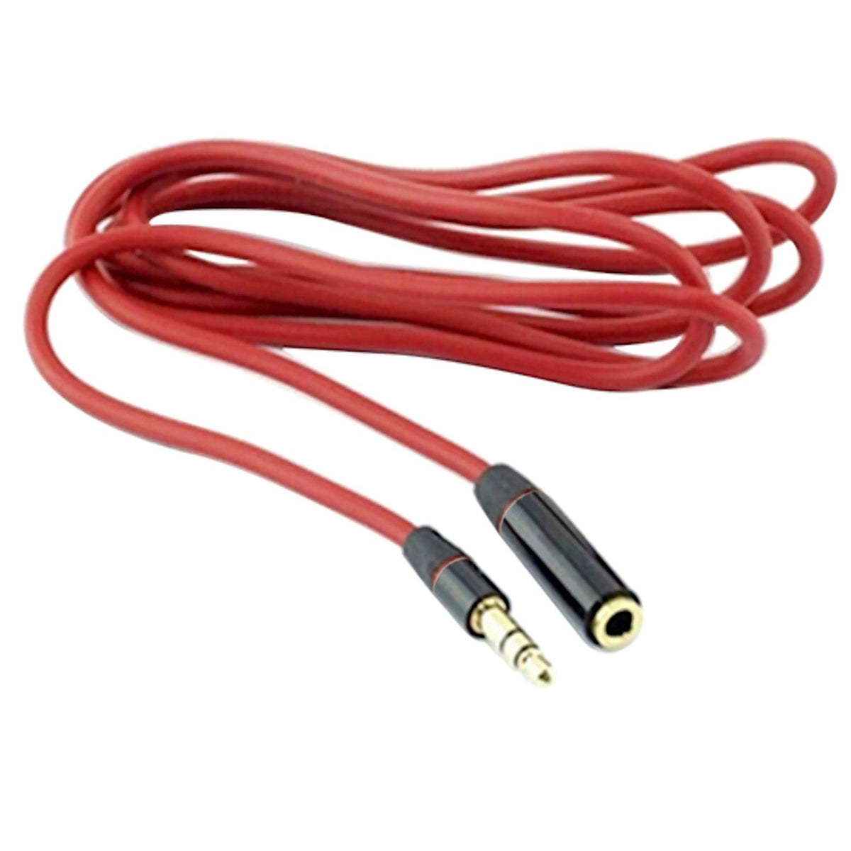 Rote 1,2 m 3,5-mm-Klinken-Verlängerung