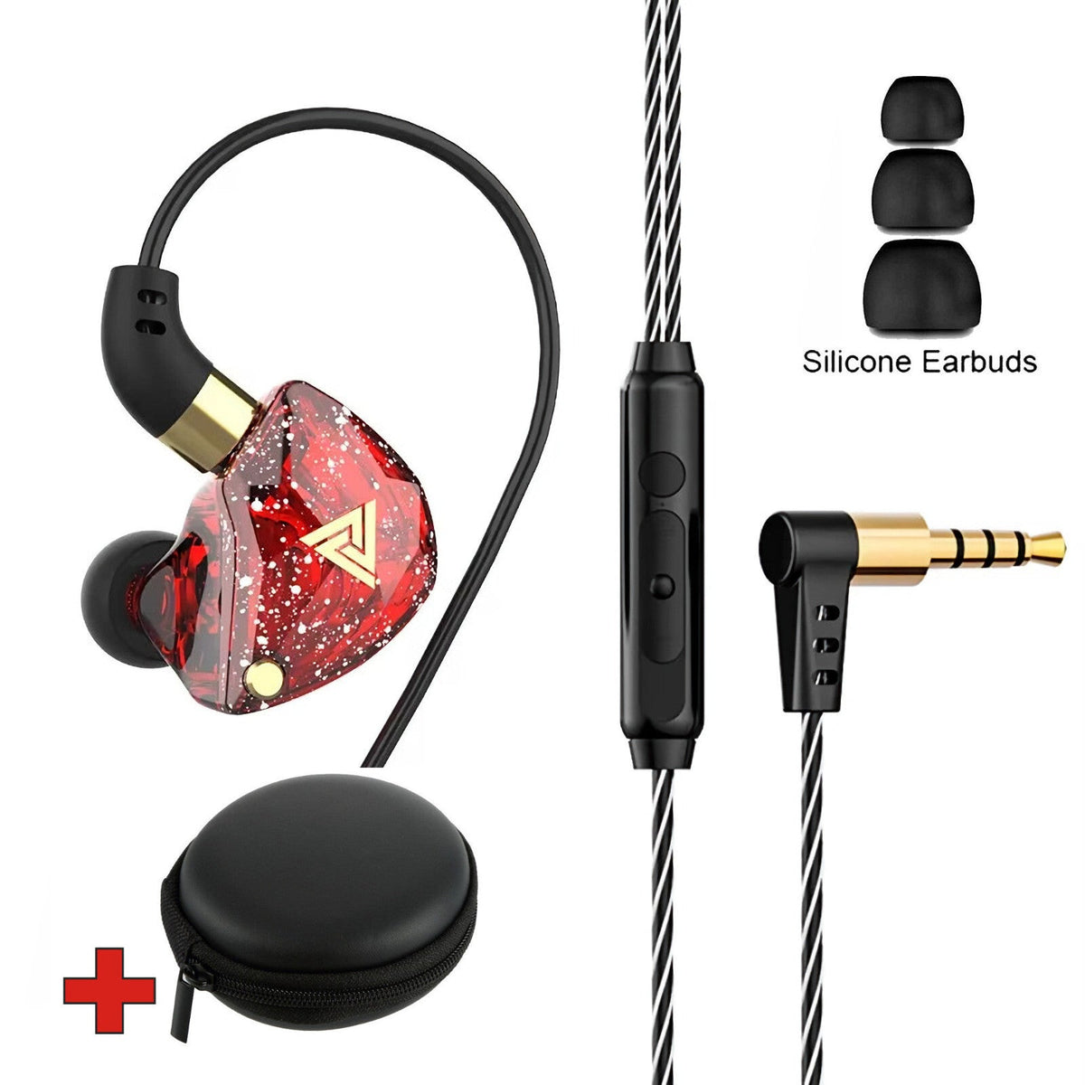 QKZ SK8 HiFi In-Ear-Headset mit Hardcase