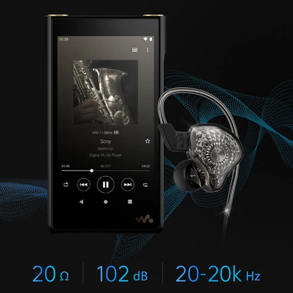 Kristallfarbenes 3K K2 HD In-Ear-Headset