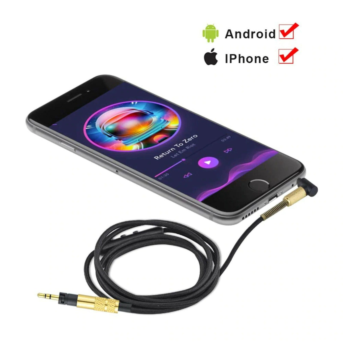 Sennheiser Kabel mit Mikrofon für Momentum 2.0 und HD4-Serie