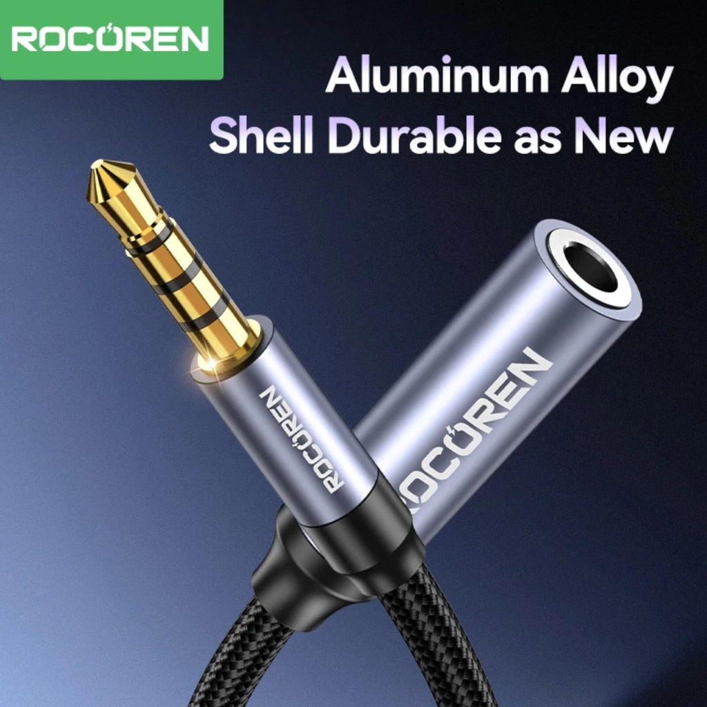 Rocoren 3 m 4-polige Headset-Verlängerung aus Nylon