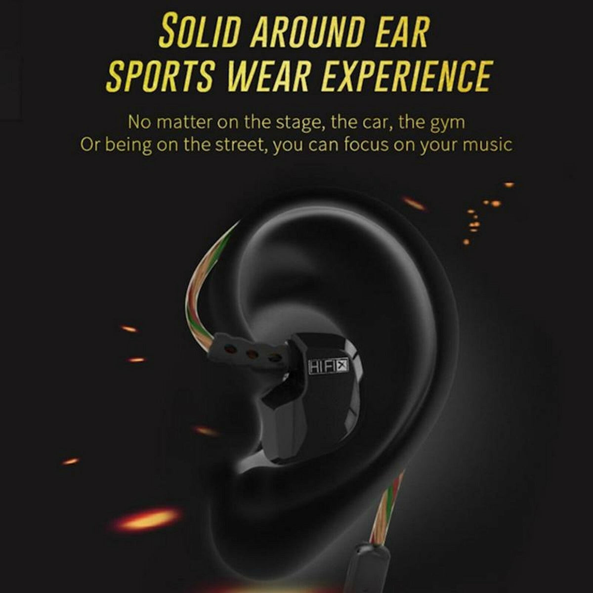 Weißes KZ HD9 Sport In-Ear-Headset