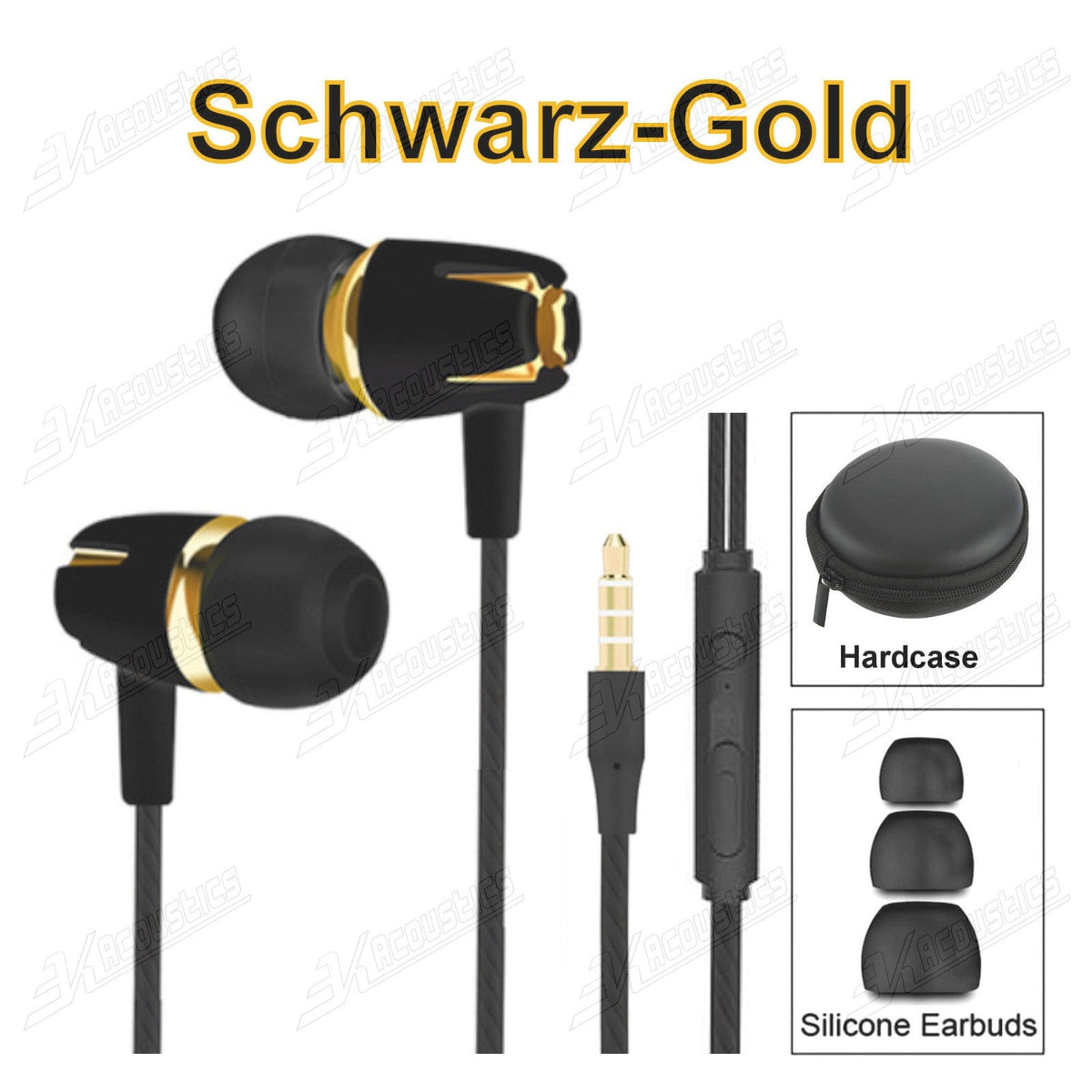 S9+ In-Ear-Kopfhörer mit Lautstärkeregler